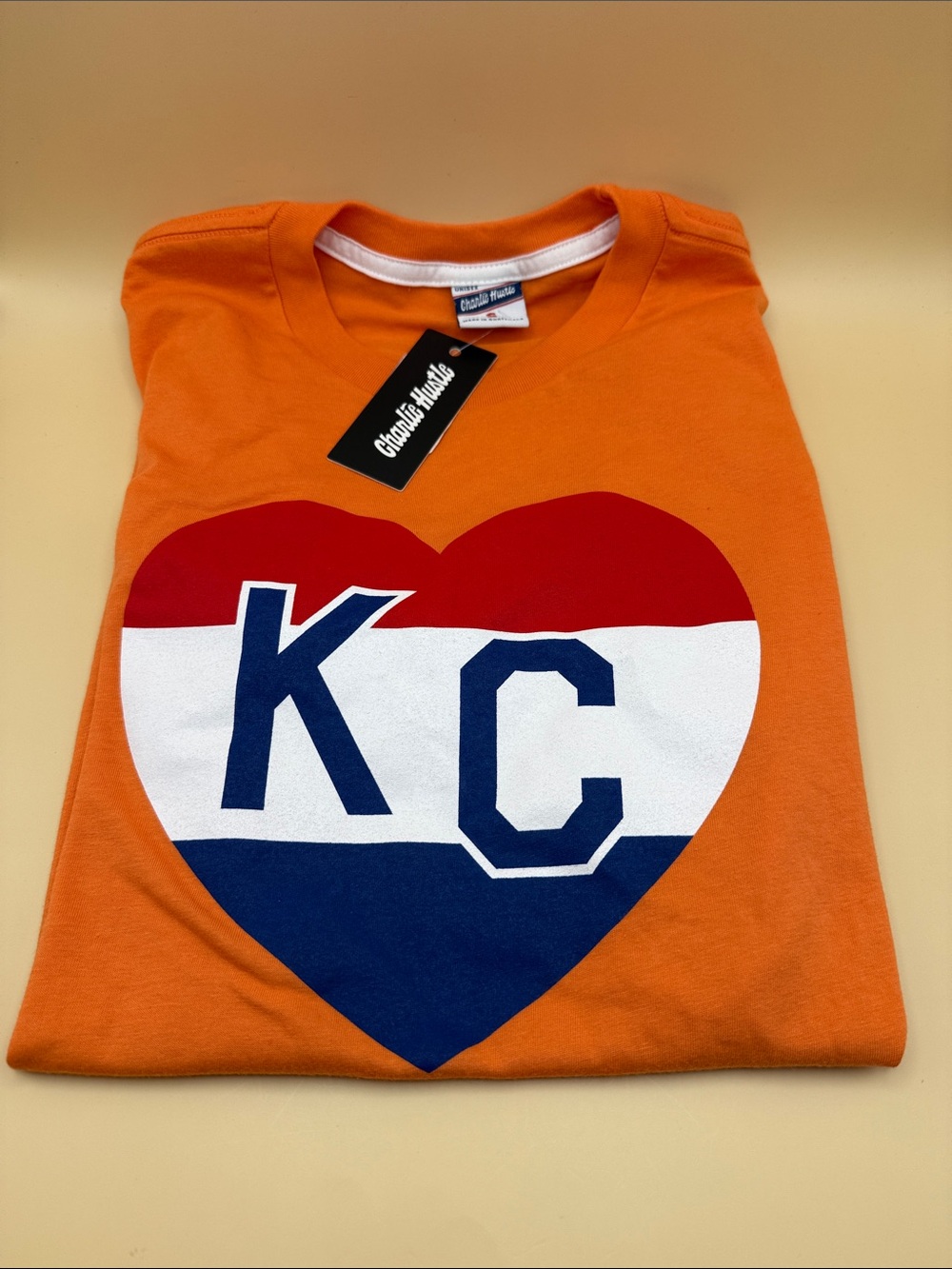 Charlie Hustle KC Heart Short-Sleeve Tee Unisex